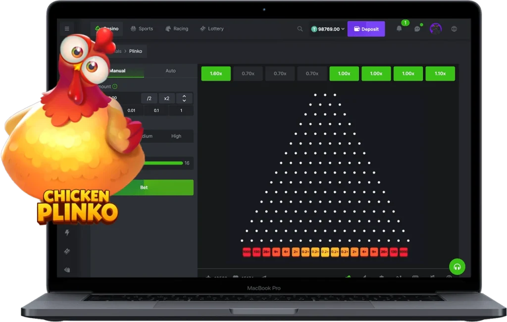chicken plinko su Jackpot City